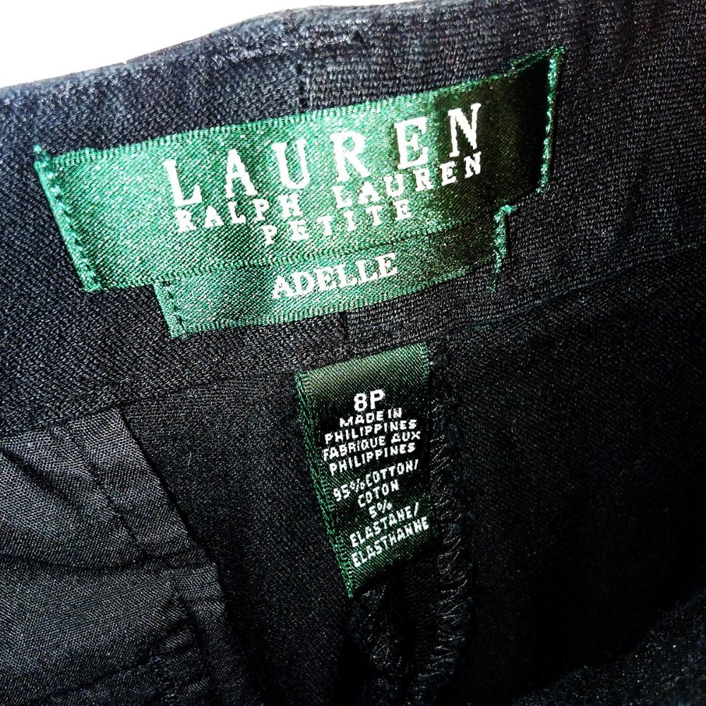 Lauren Ralph Lauren Adelle Pants Black 8P - Picture 4 of 5